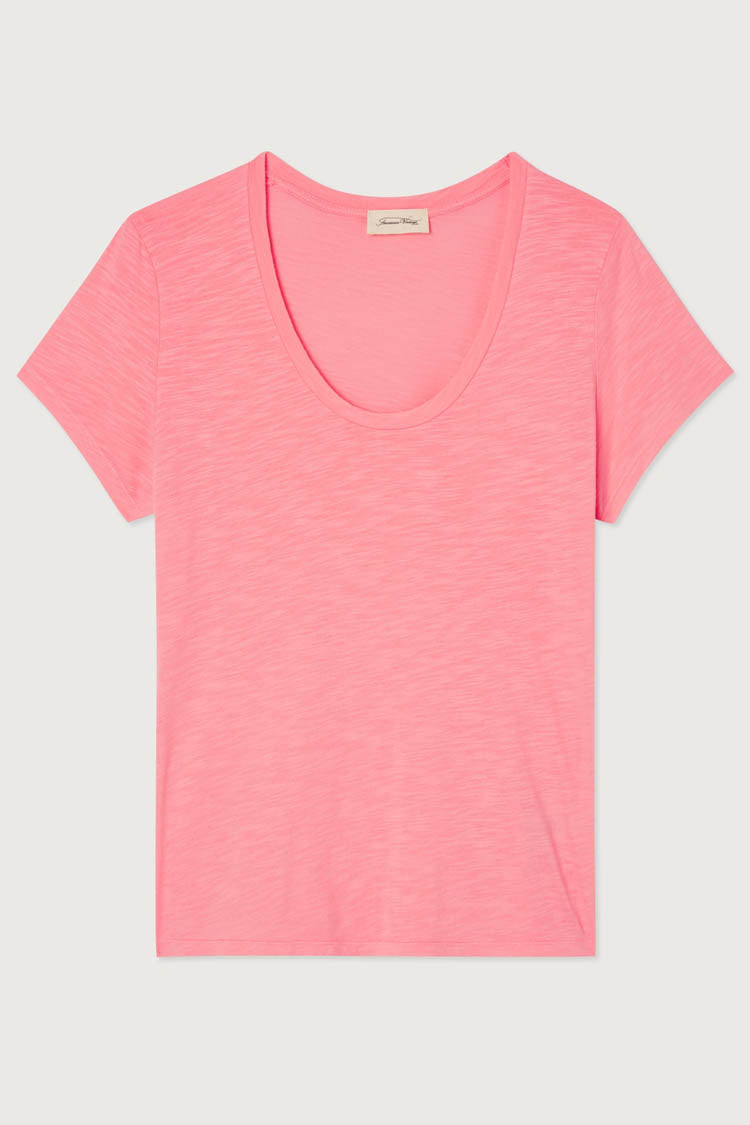 Jacksonville U Collar T-Shirt in Flamingo