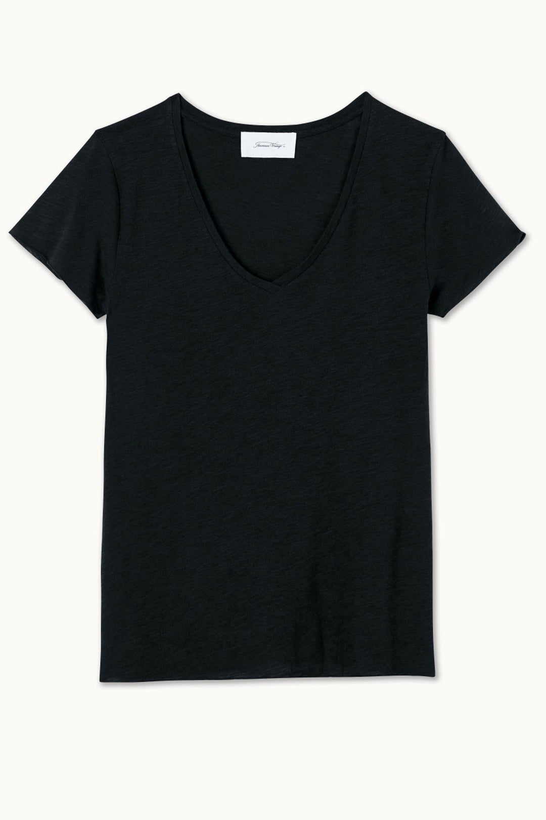 Jacksonville V-Neck SS T-Shirt in Black
