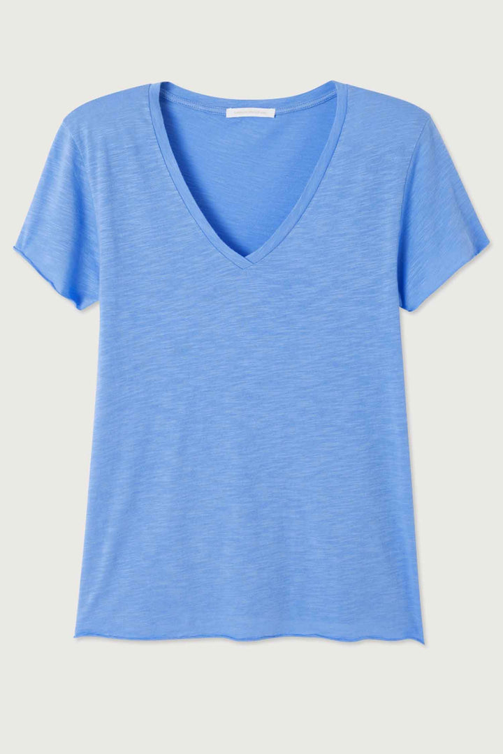 Jacksonville V-Neck SS T-Shirt in Vintage Celestial