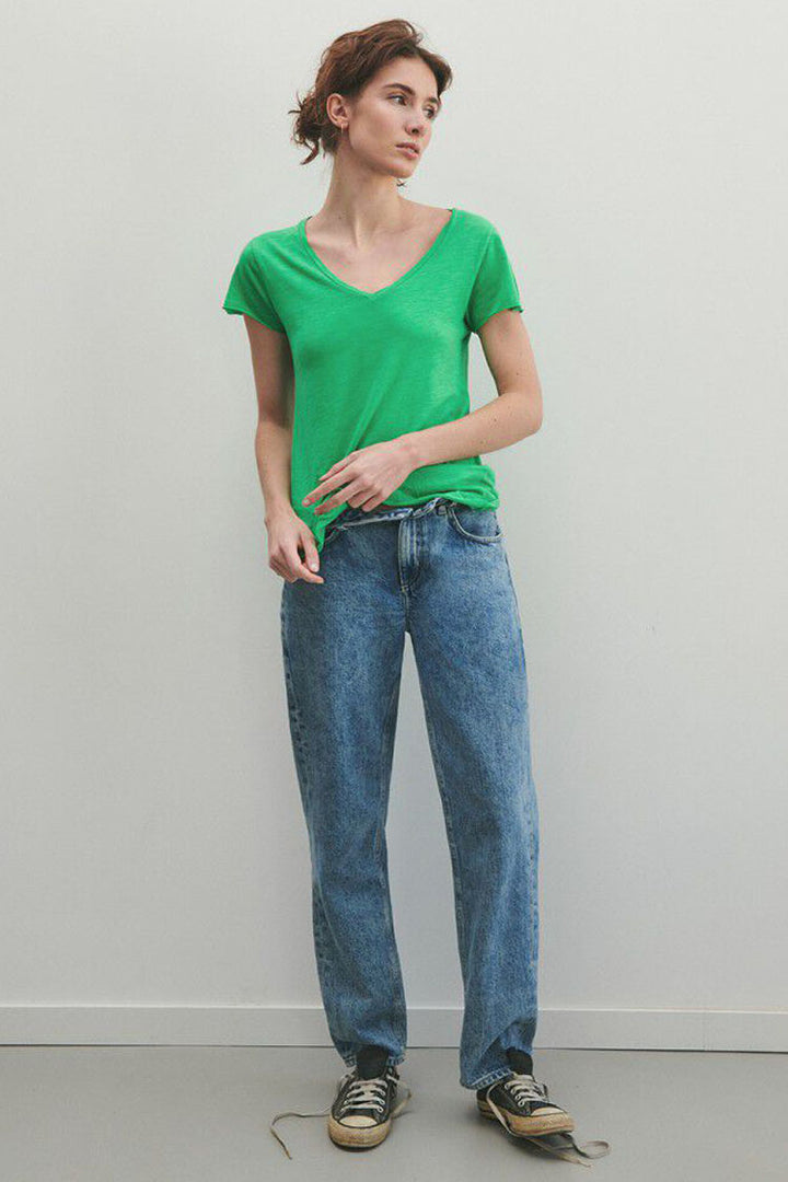 Jacksonville V-neck T-shirt in Menthol