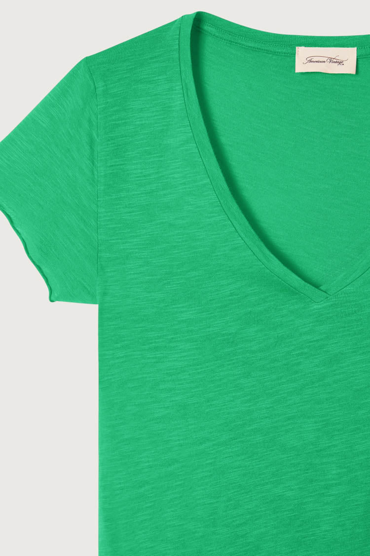 Jacksonville V-neck T-shirt in Menthol