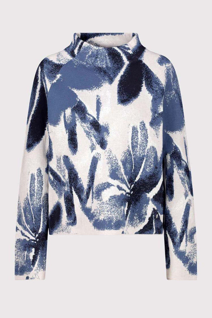 Jacquard Moon Print Pullover