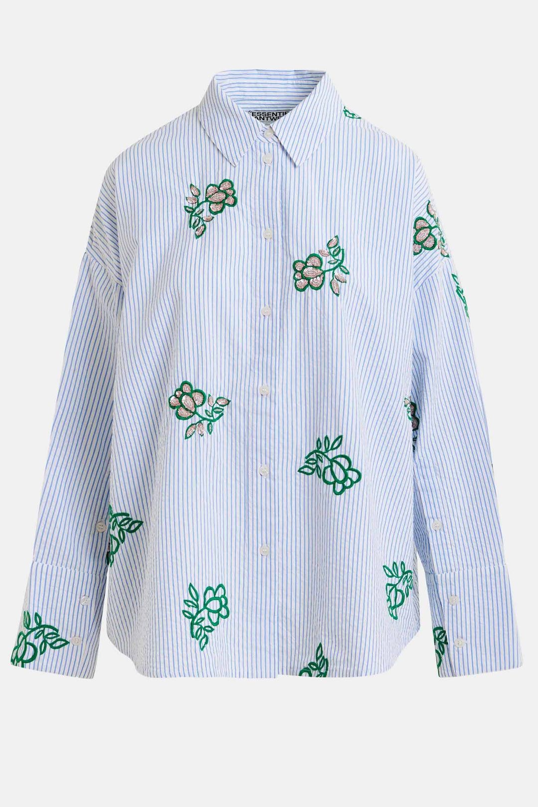 Jalinki Overboard Shirt in Off White