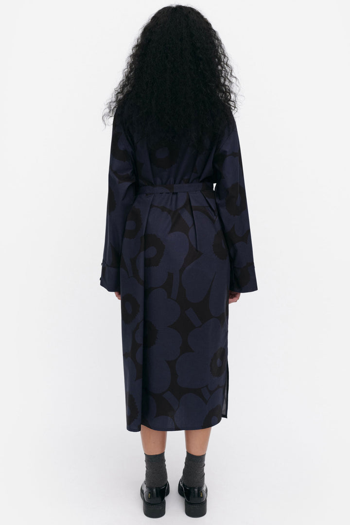 Jälki Unikko Indigo Shirt Dress