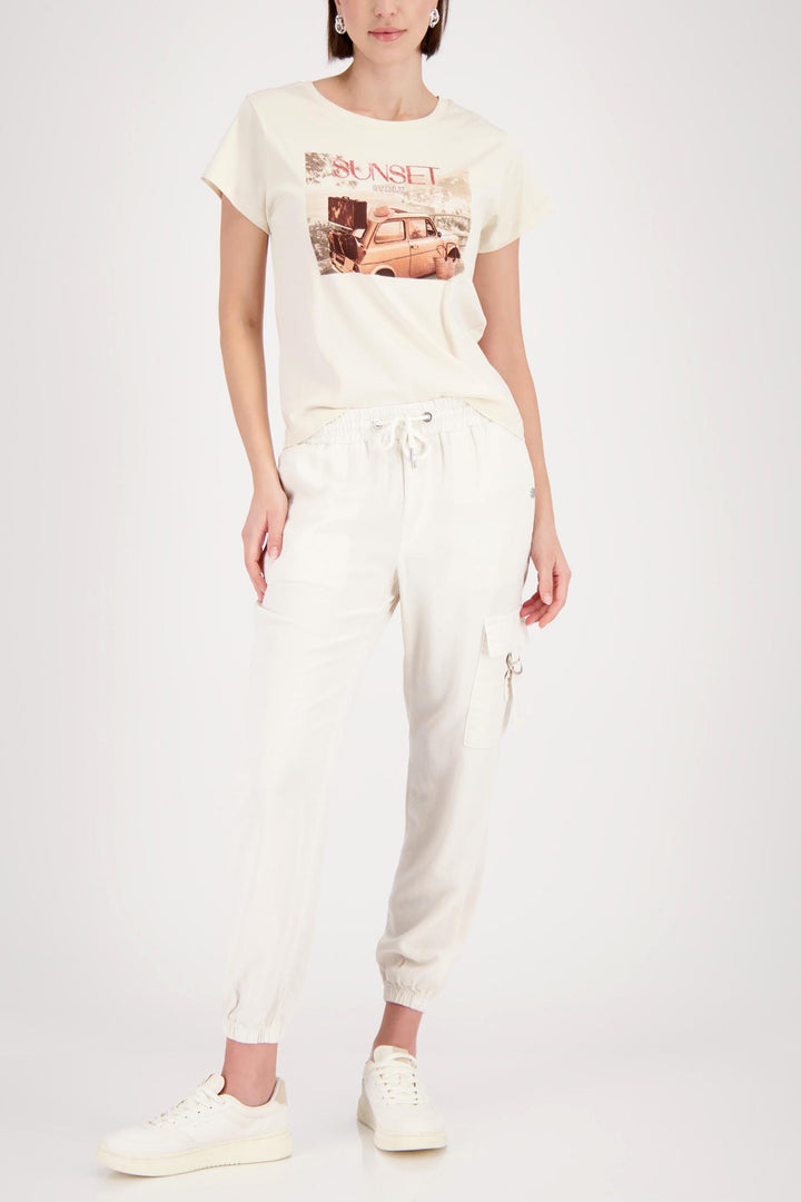 Jana Lyocell Blend Pants in Marble