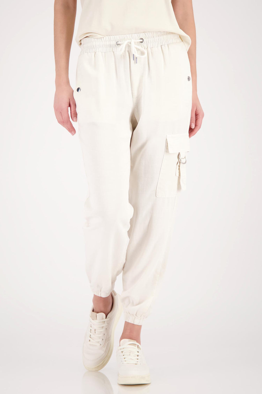 Jana Lyocell Blend Pants in Marble