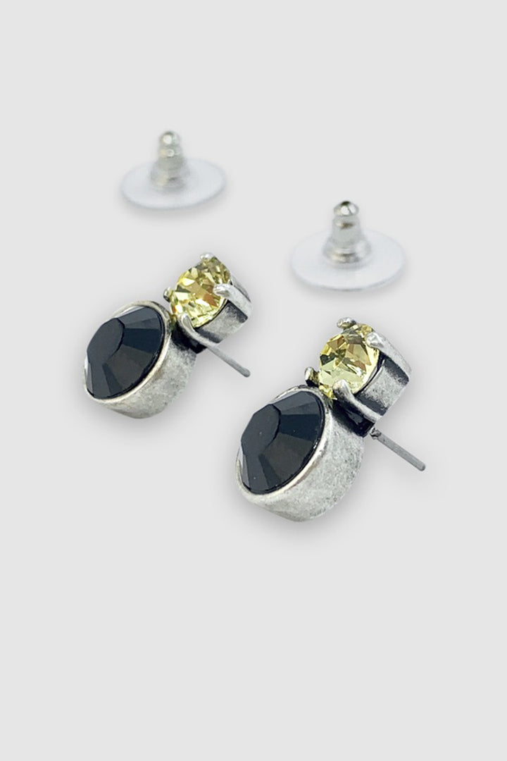 Jane Earring in Black Yellow