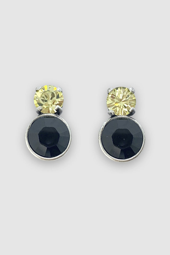 Jane Earring in Black Yellow