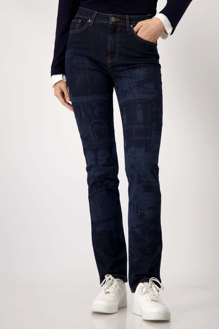 Jeans w English Garden Print