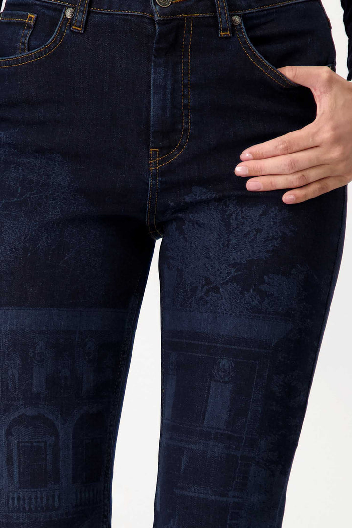 Jeans w English Garden Print