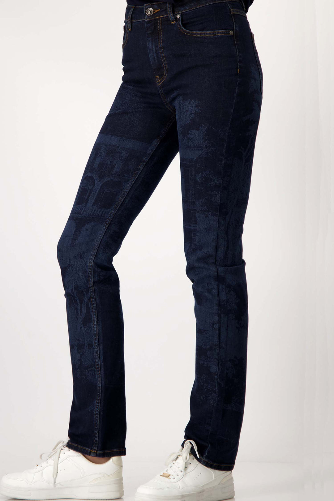 Jeans w English Garden Print