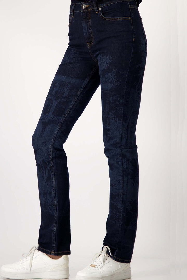Jeans w English Garden Print