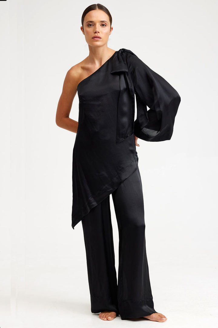Jemima Top in Nero | FINAL SALE