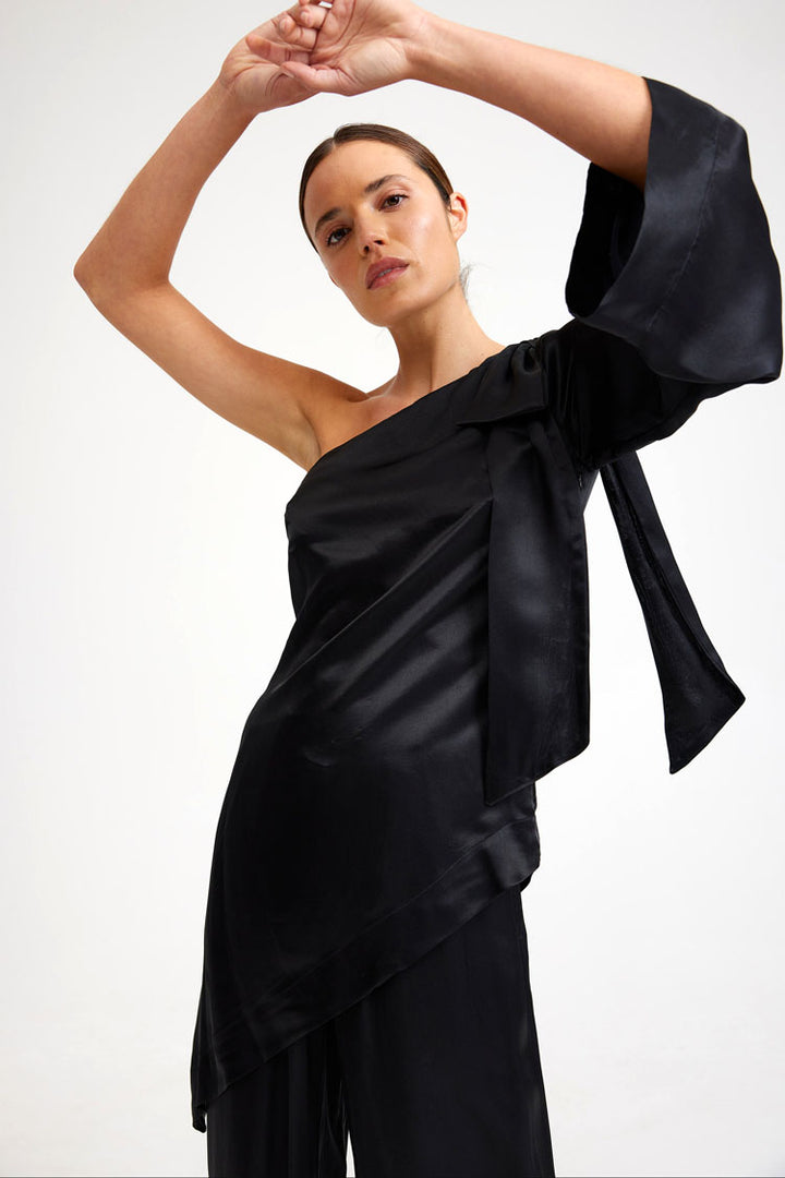 Jemima Top in Nero | FINAL SALE