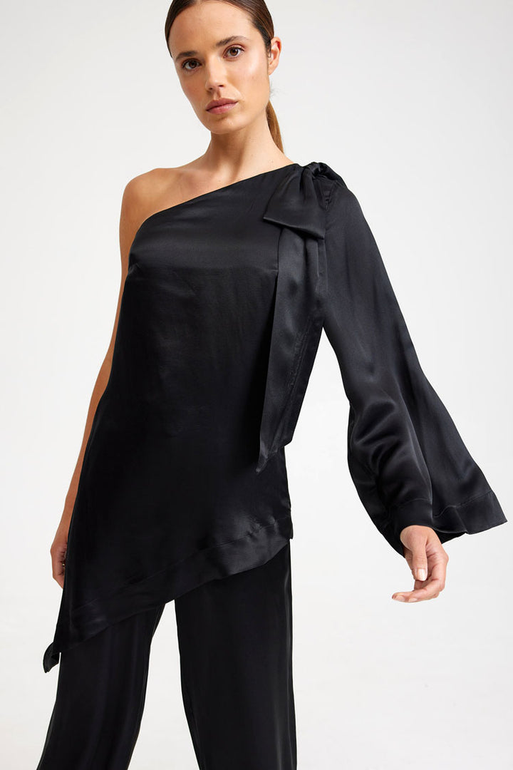 Jemima Top in Nero | FINAL SALE