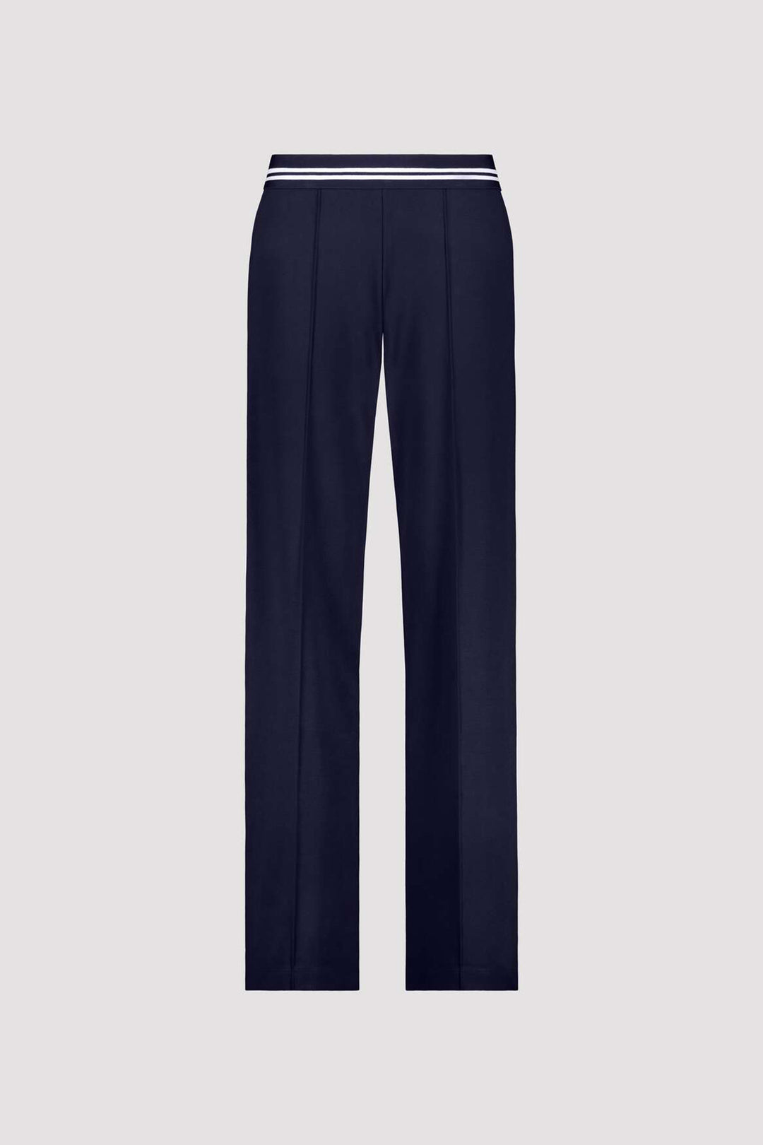 Jersey Rib Pants w Elastic Waist in Marine