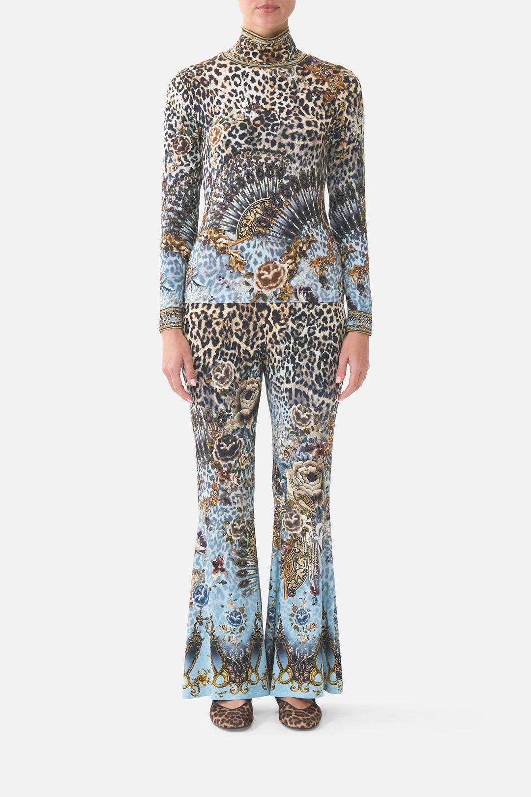 Jersey Turtleneck in Fiesta, Siesta, Repeat