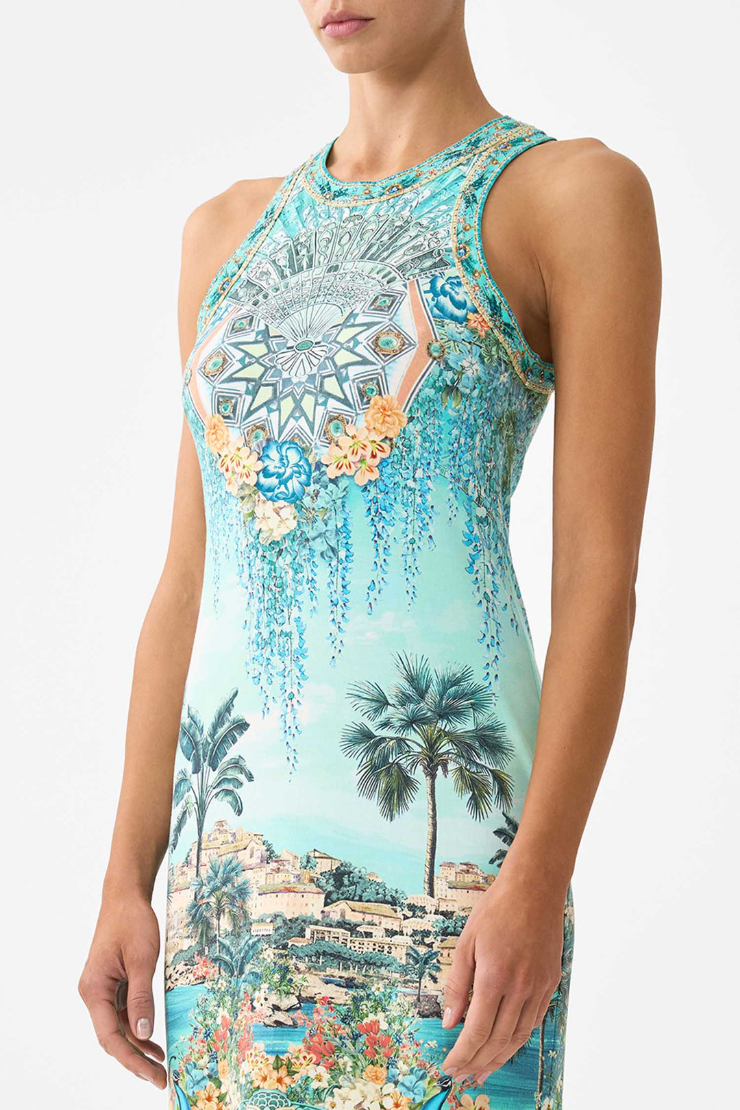 Jersey Tank Dress in Balearic Bebe