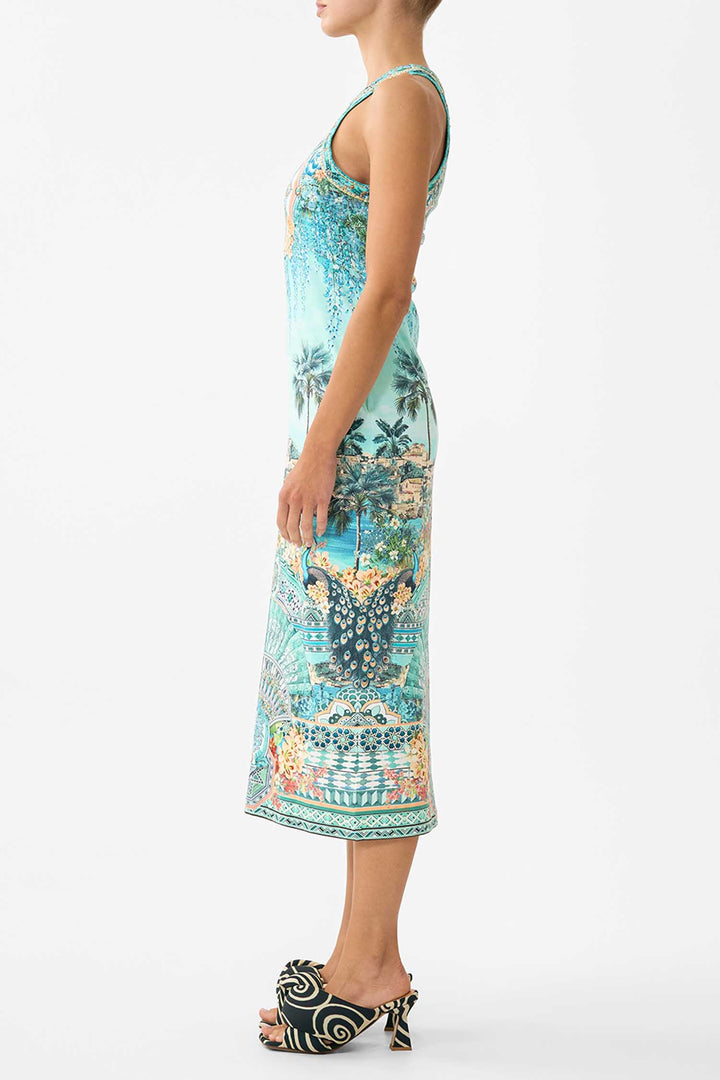 Jersey Tank Dress in Balearic Bebe