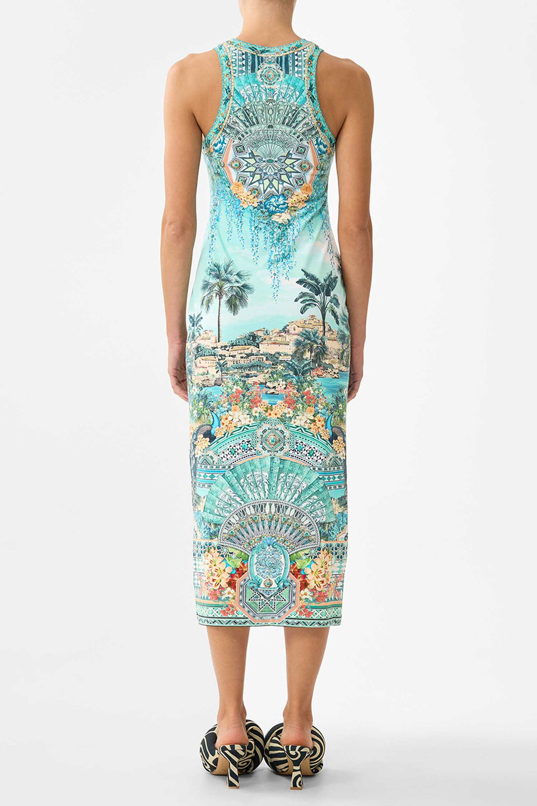 Jersey Tank Dress in Balearic Bebe