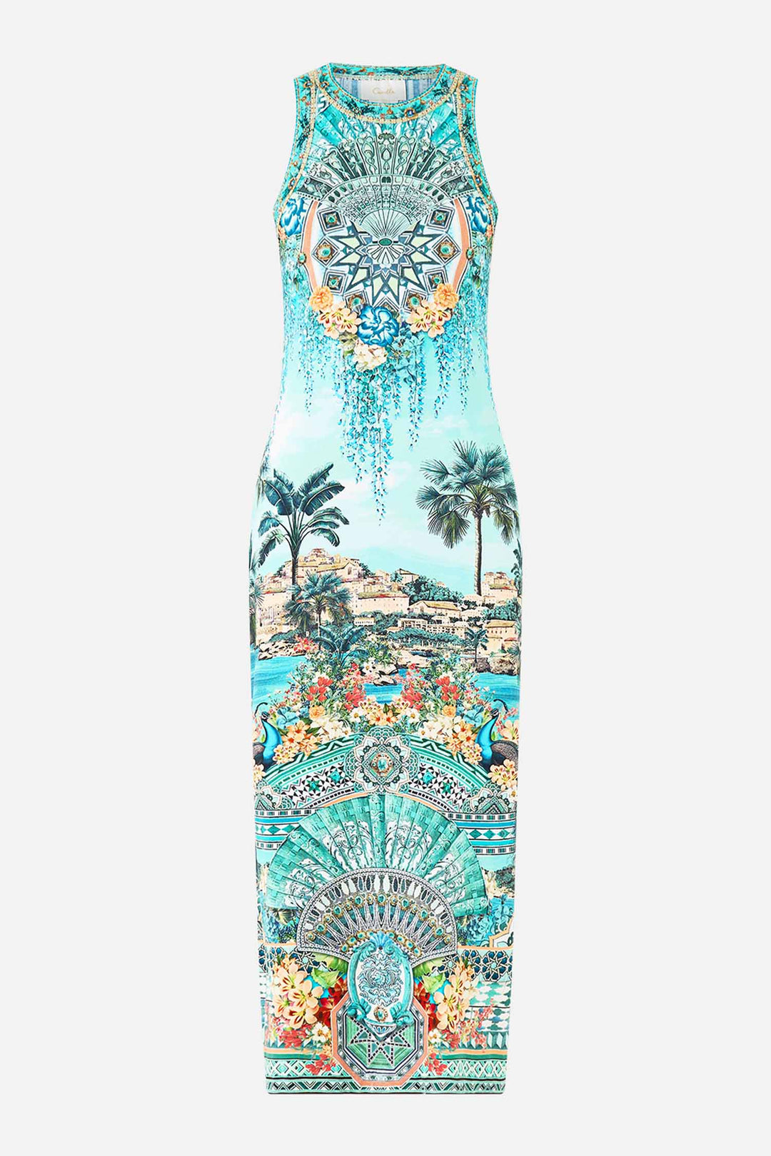 Jersey Tank Dress in Balearic Bebe