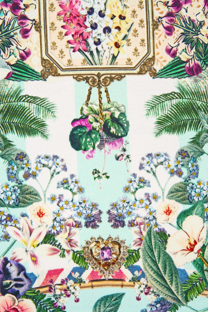 Jersey Tank Dress in La Belle Botanique