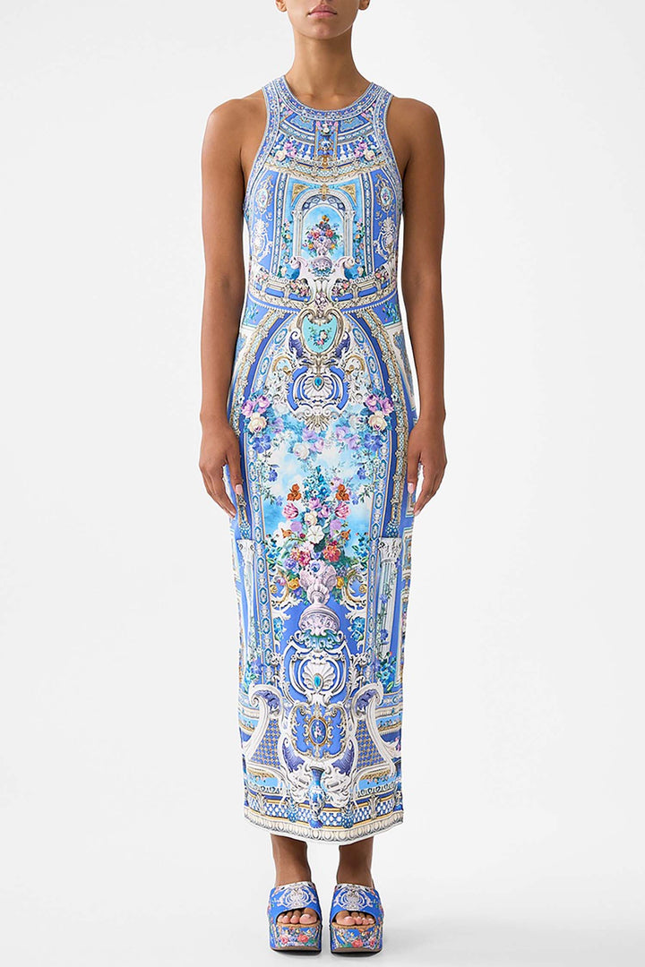 Jersey Tank Dress in Ottoman Opulence