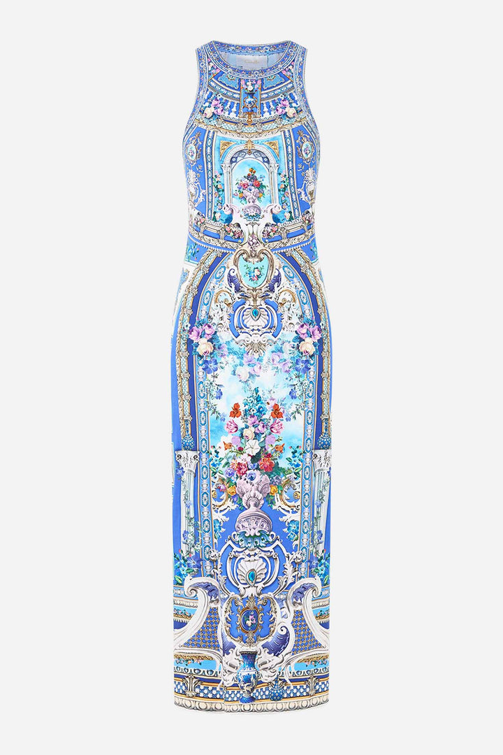 Jersey Tank Dress in Ottoman Opulence