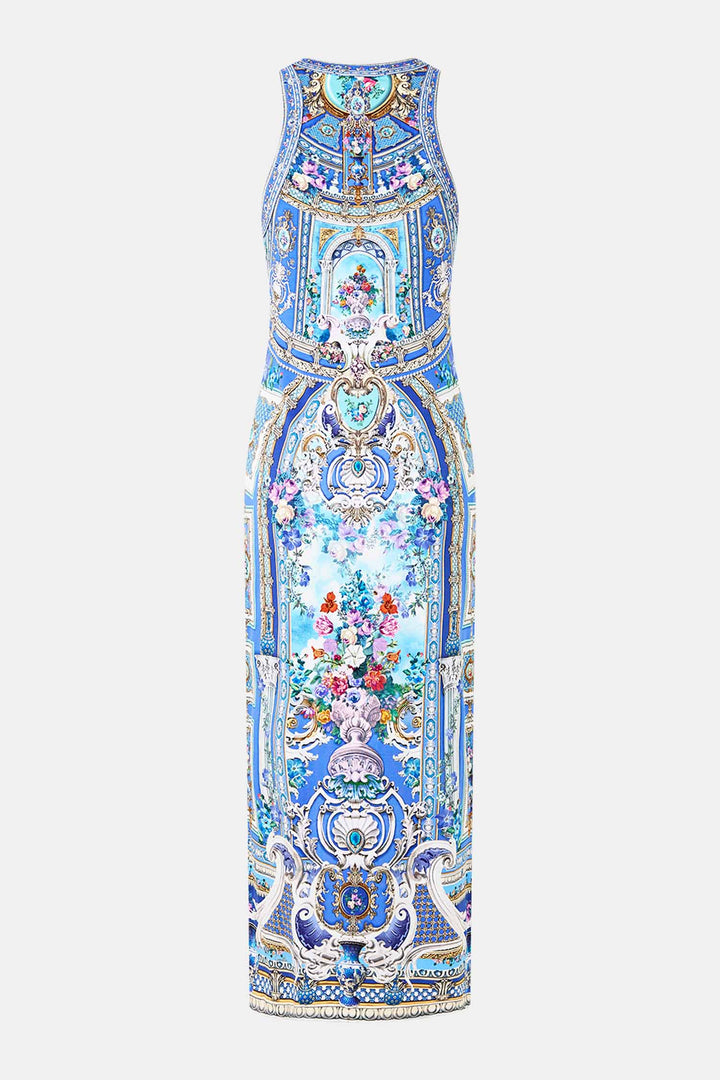 Jersey Tank Dress in Ottoman Opulence