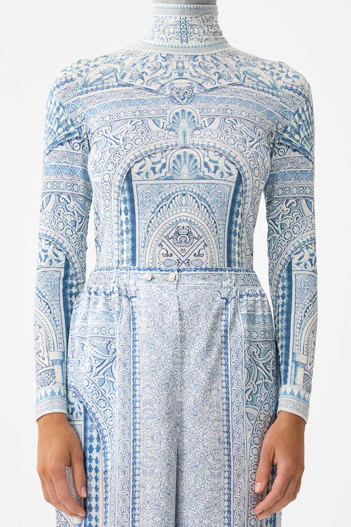 Jersey Turtleneck in The Hum of the Alhambra