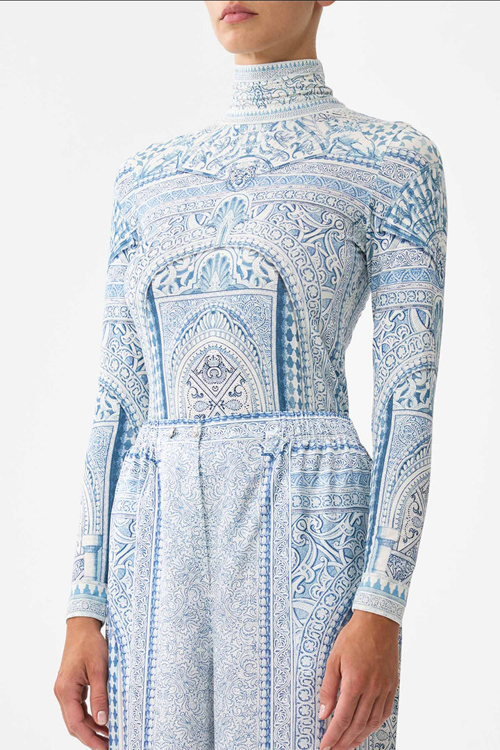 Jersey Turtleneck in The Hum of the Alhambra