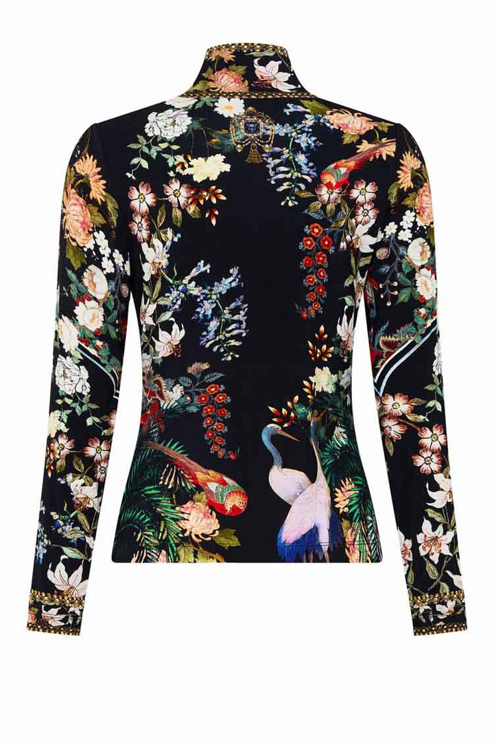 Jersey Turtleneck In Palacio Poetry
