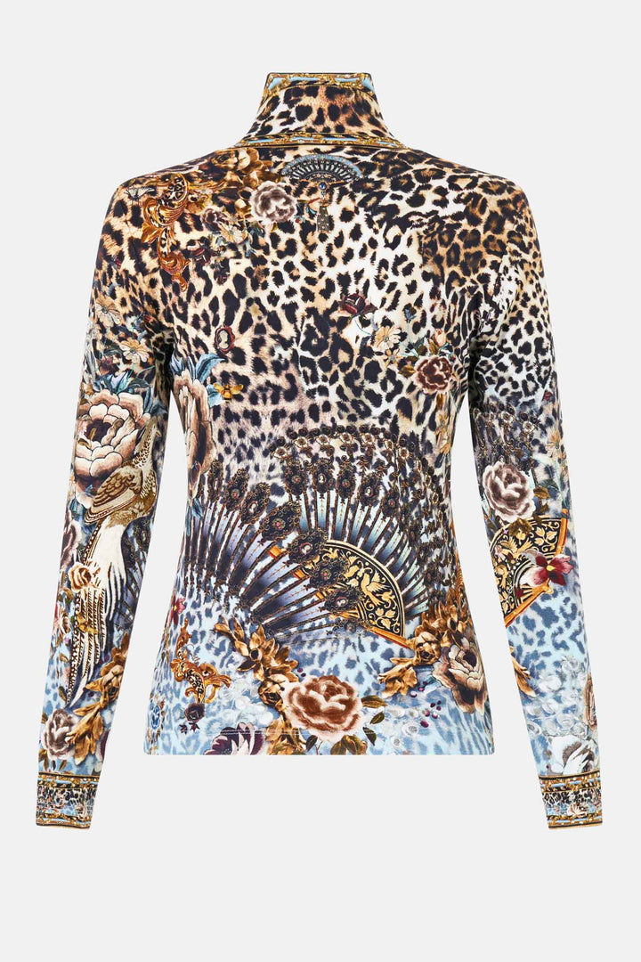Jersey Turtleneck in Fiesta, Siesta, Repeat