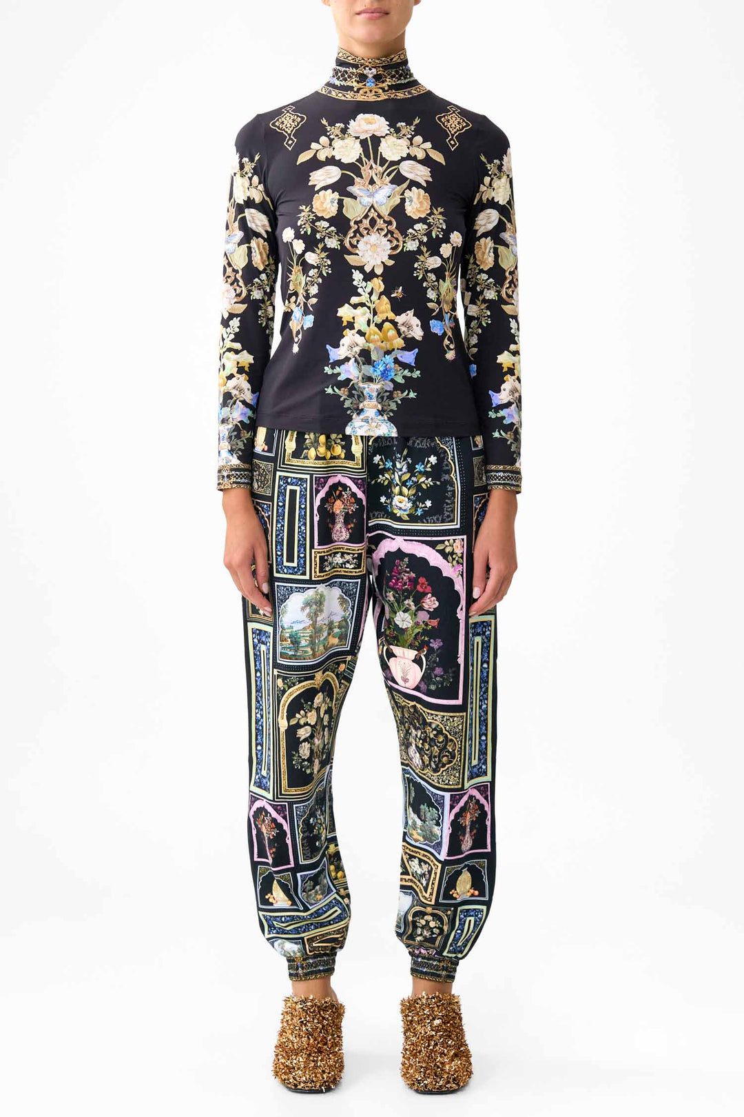 Jersey Turtleneck in Ottoman Elegance