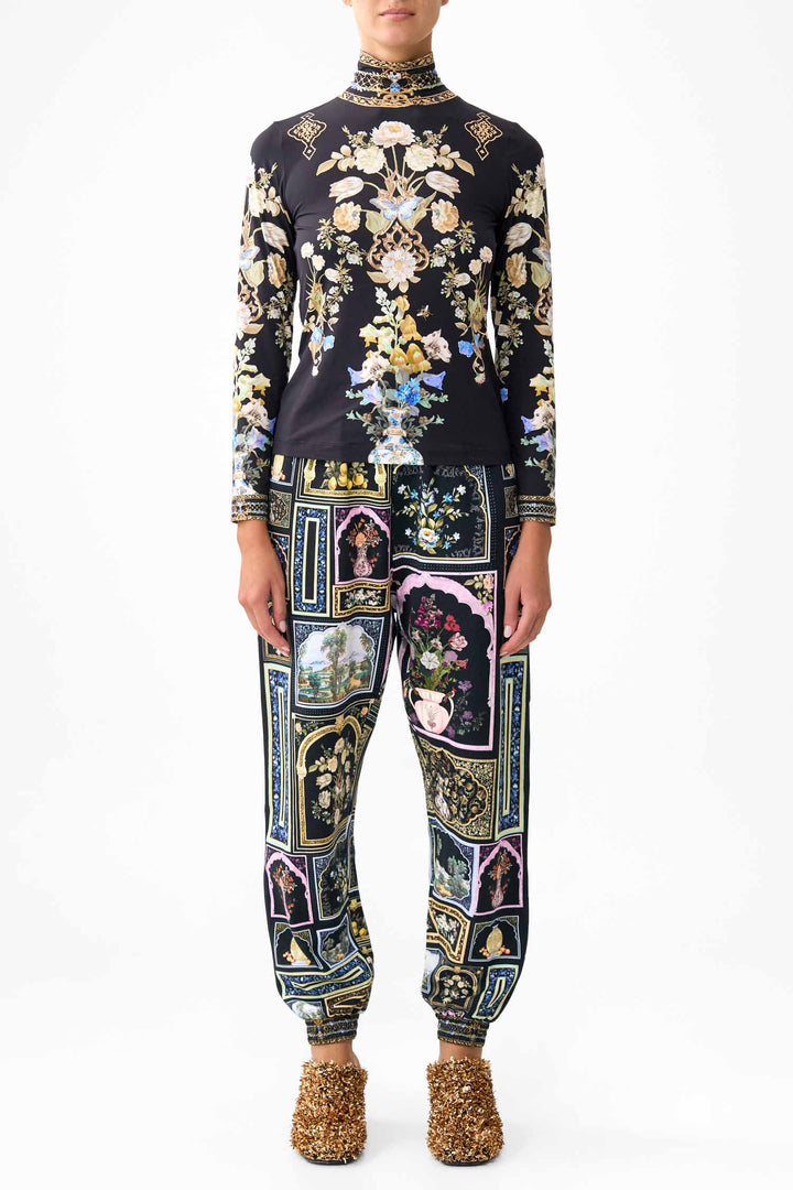 Jersey Turtleneck in Ottoman Elegance