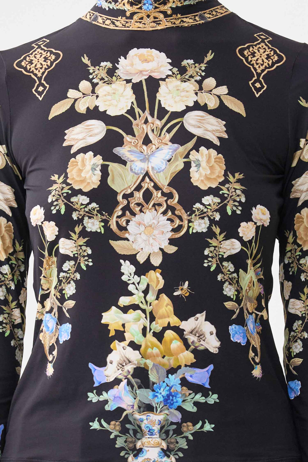 Jersey Turtleneck in Ottoman Elegance