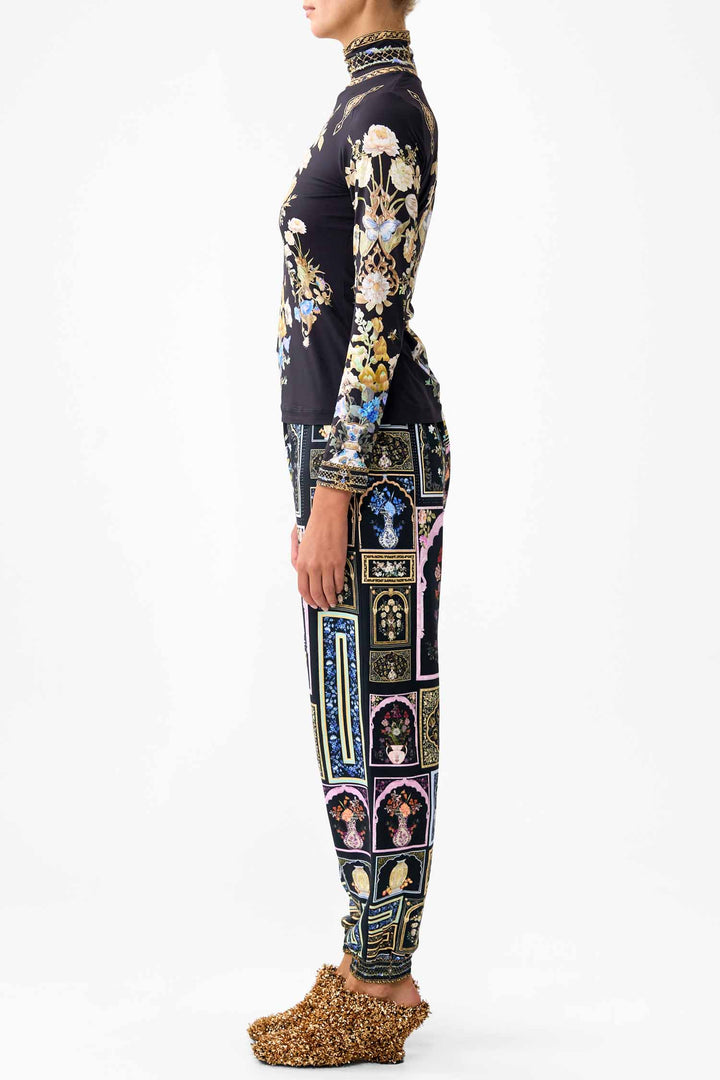 Jersey Turtleneck in Ottoman Elegance
