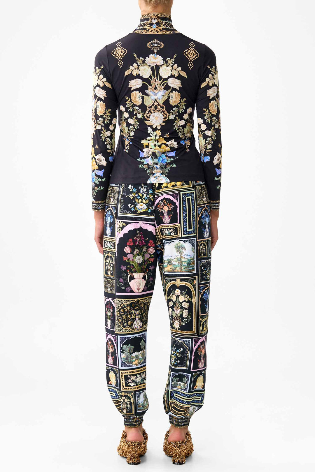 Jersey Turtleneck in Ottoman Elegance