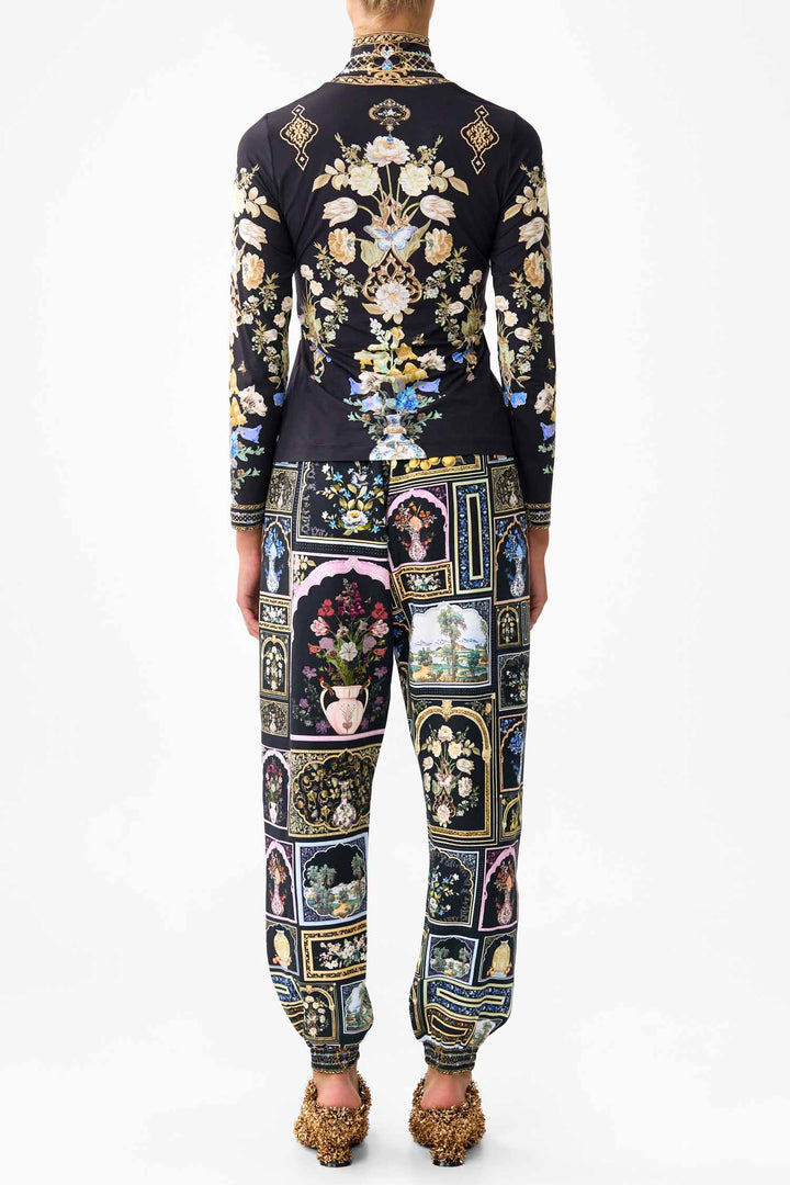 Jersey Turtleneck in Ottoman Elegance