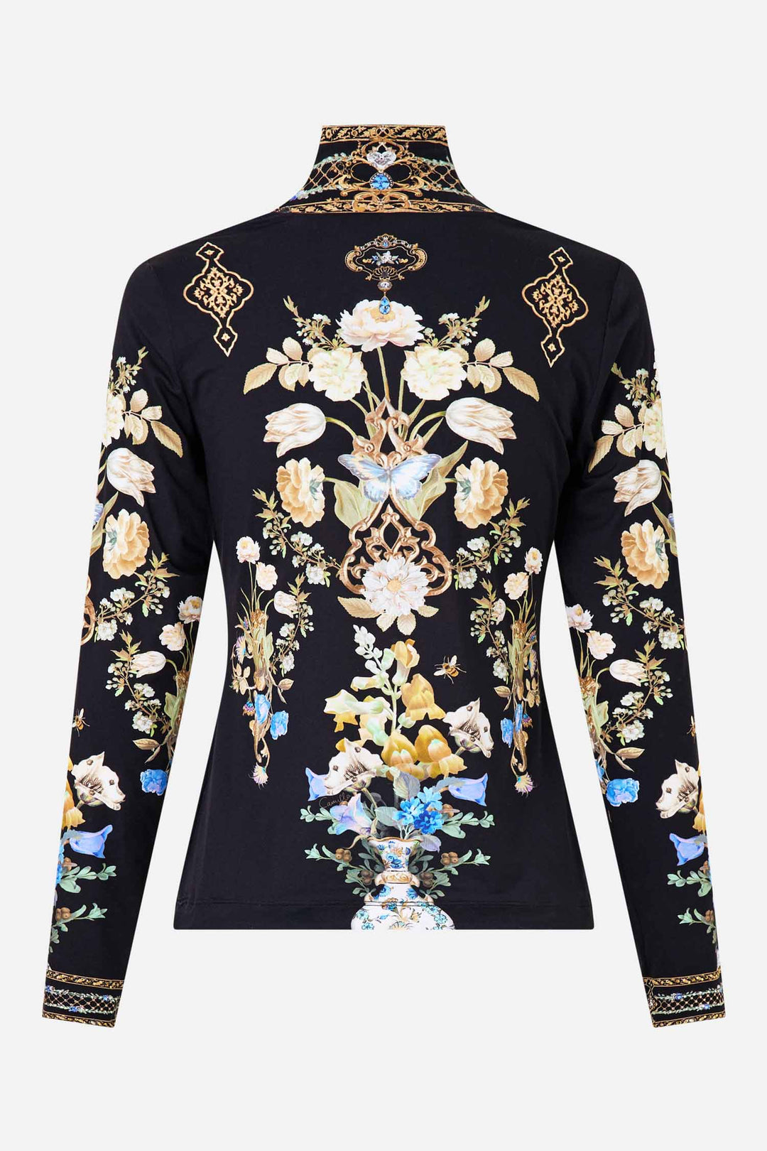Jersey Turtleneck in Ottoman Elegance