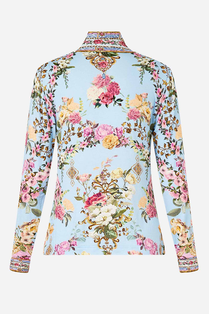 Jersey Turtleneck in Tiled In Time