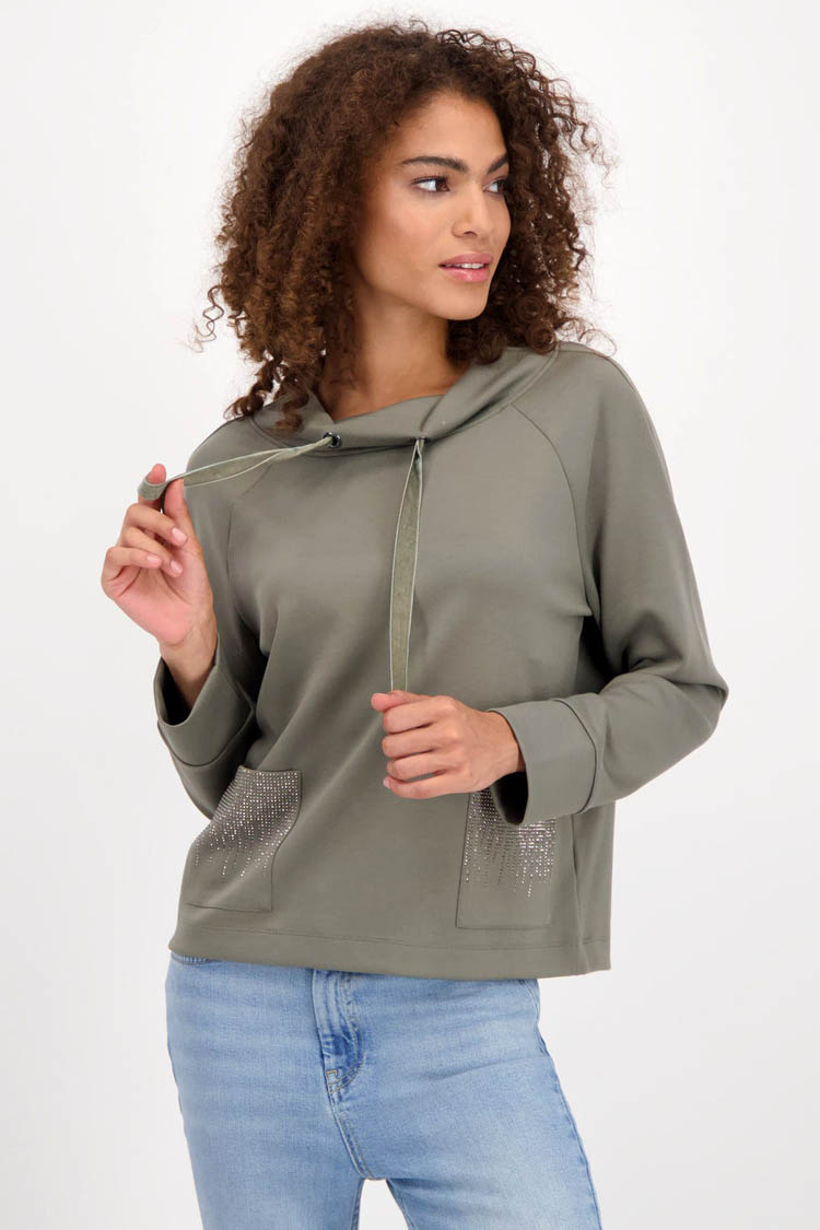 Jewelled Pockets Sweatshirt | FINAL SALE