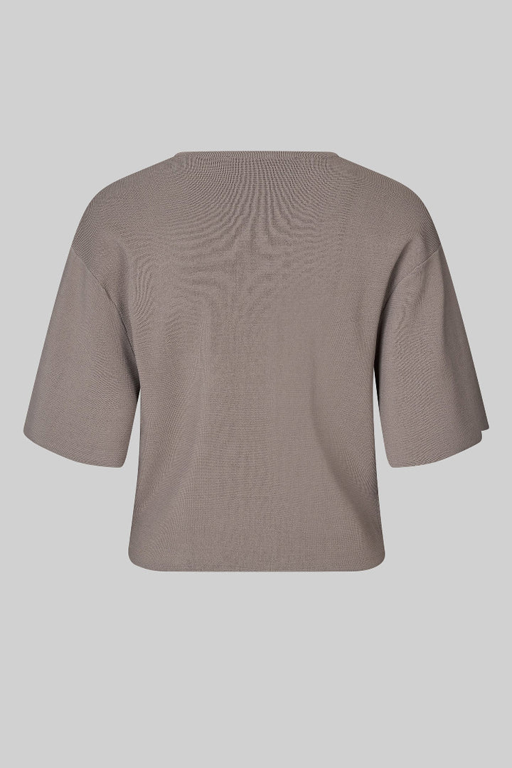 Jilla Knit Tee in Chocolate Chip