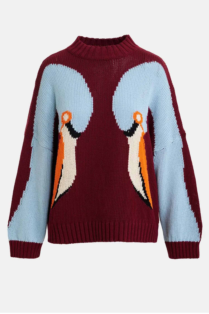 Jinie Pullover in Red Cherry