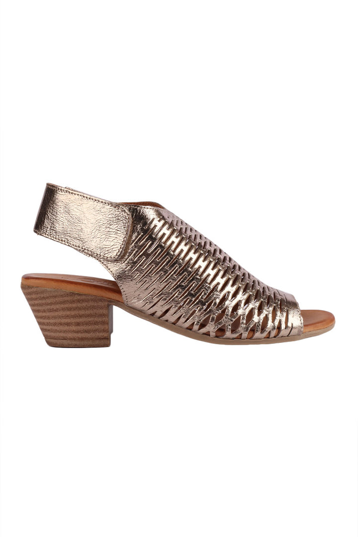 Jolly Heeled Sandal in Pewter