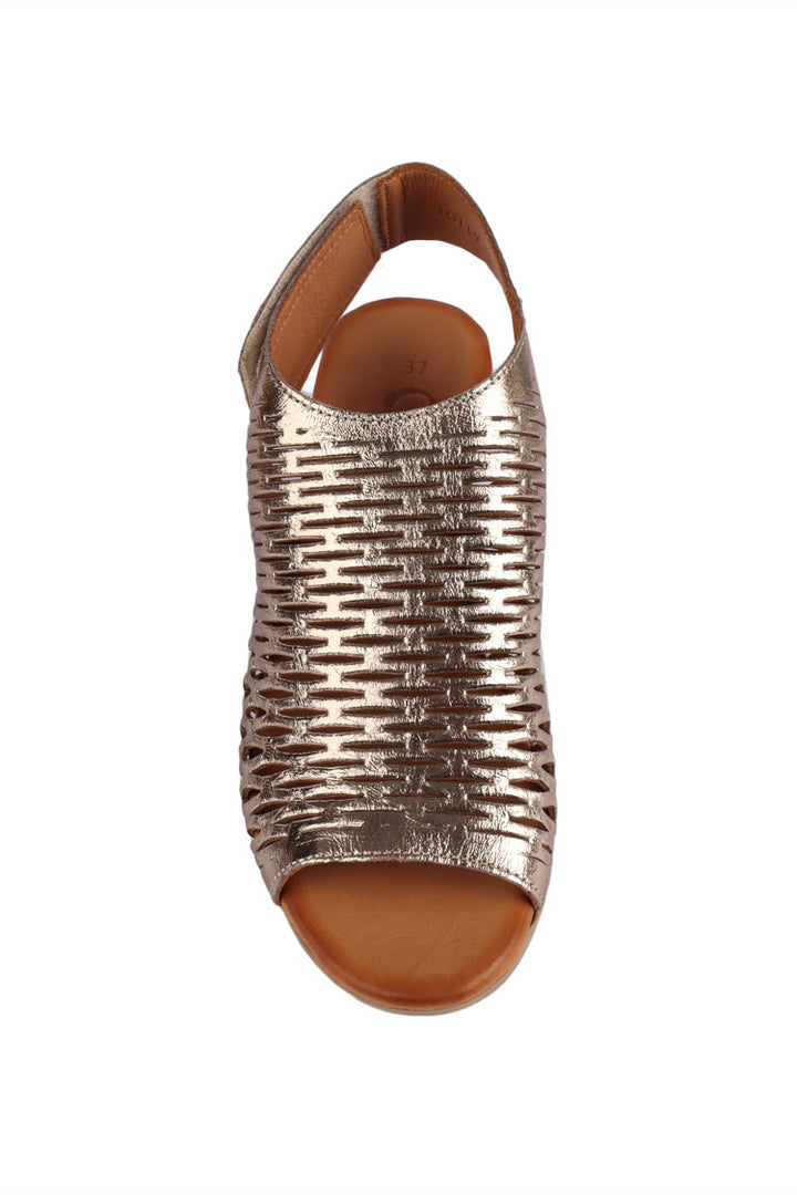 Jolly Heeled Sandal in Pewter
