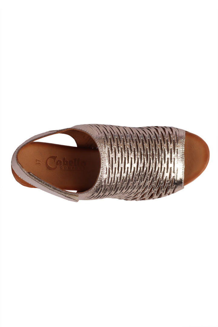 Jolly Heeled Sandal in Pewter