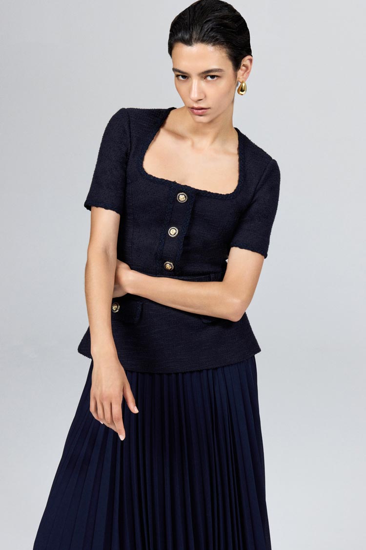【REBECCA VALLANCE】アヌースカトップ リボンショルダートップ REBECCA VALLANCE