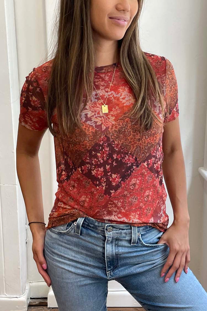 Josephina Mesh Tee