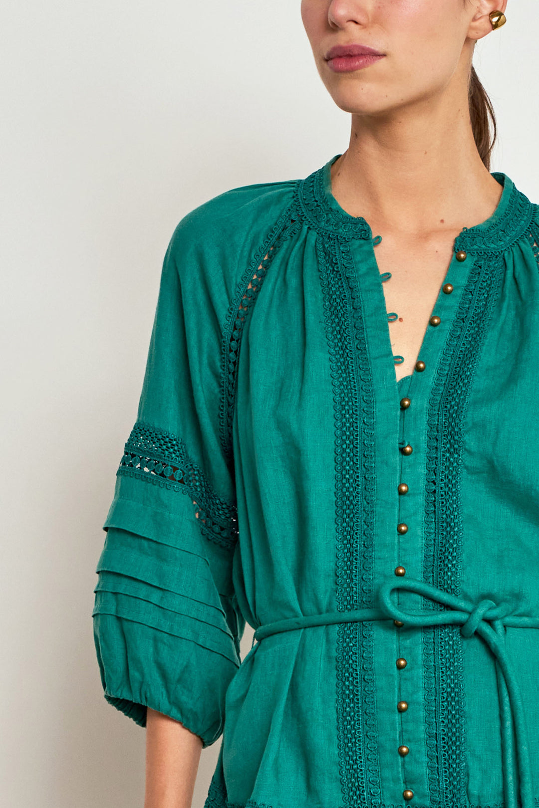 Jostle Dress in Cedar